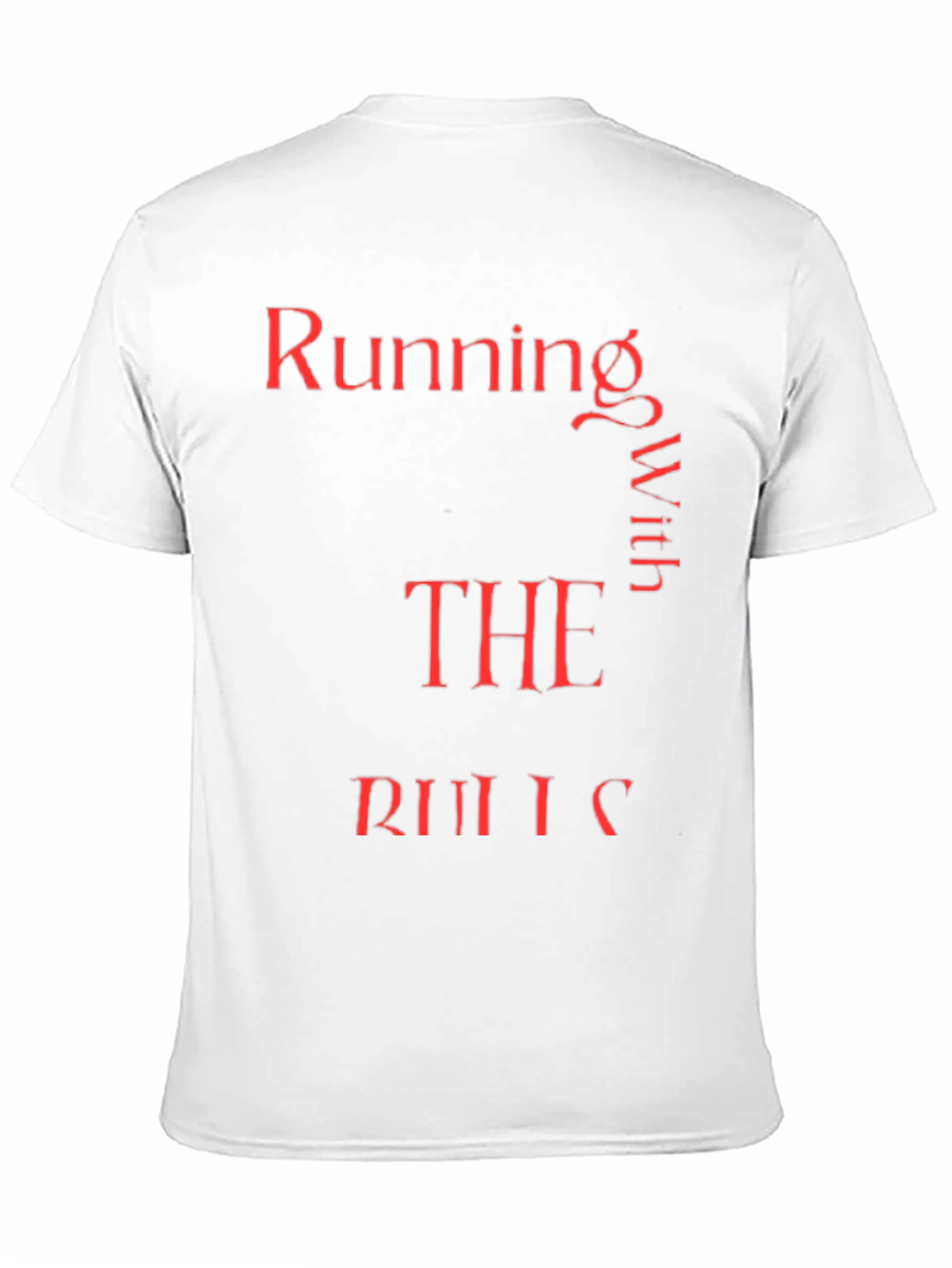 Running With The Rules Red Text Graphic Tee