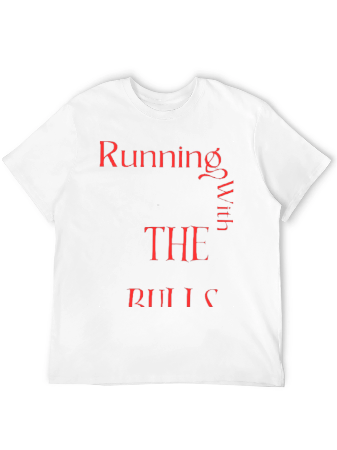 Running With The Rules Red Text Graphic Tee