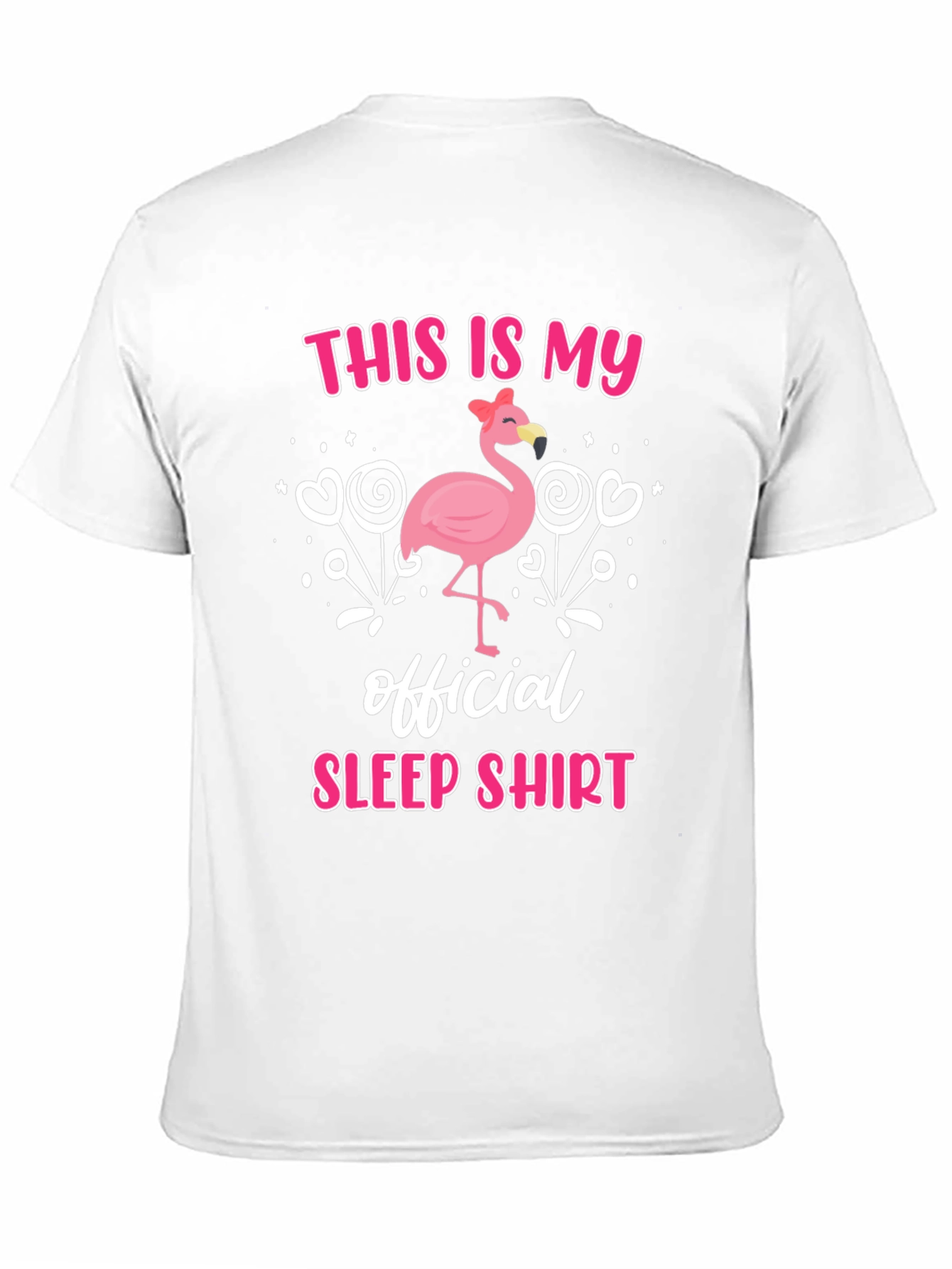 Flamingo Sleep Shirt - Funny Mens T-Shirt