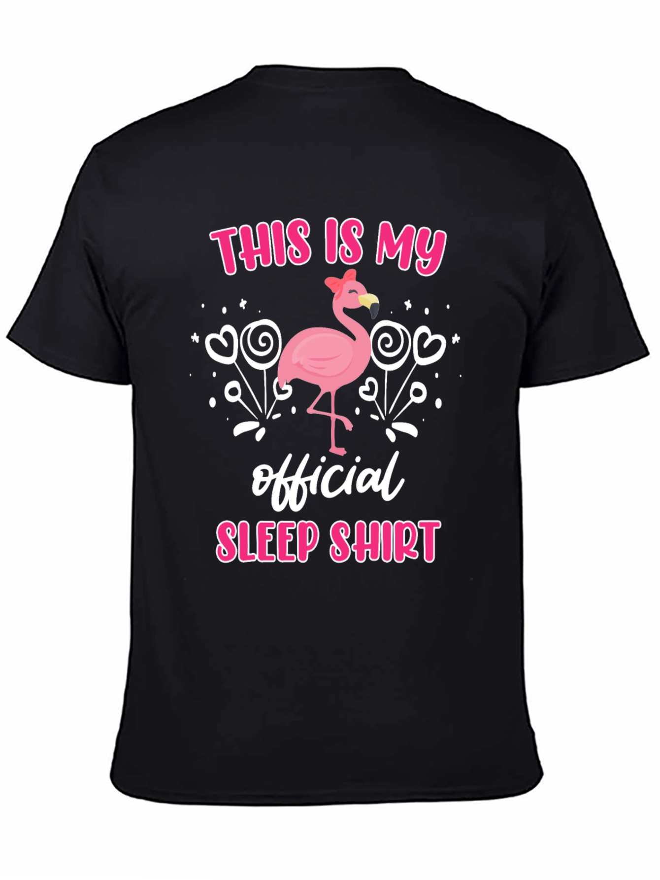Flamingo Sleep Shirt - Funny Mens T-Shirt
