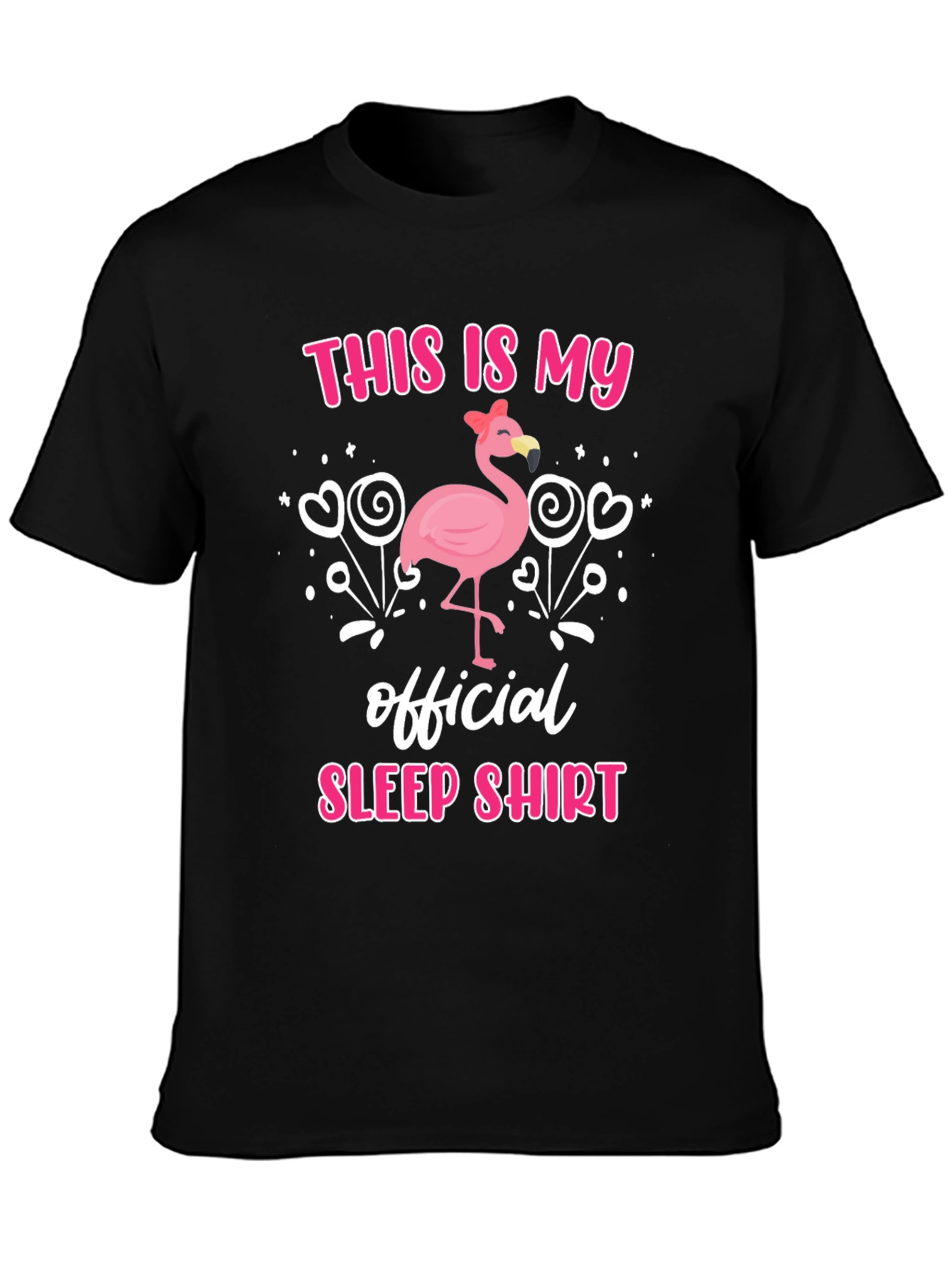 Flamingo Sleep Shirt - Funny Mens T-Shirt
