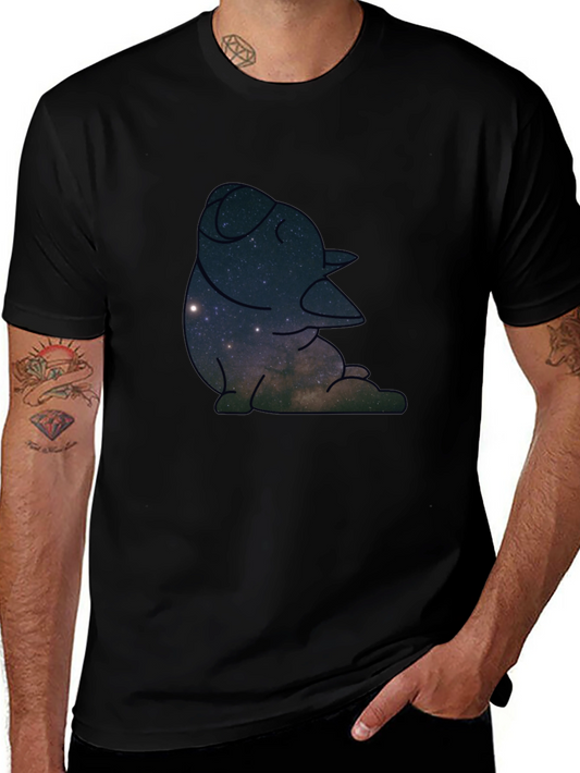 Cosmic Dog Graphic T-Shirt - Relaxed Fit