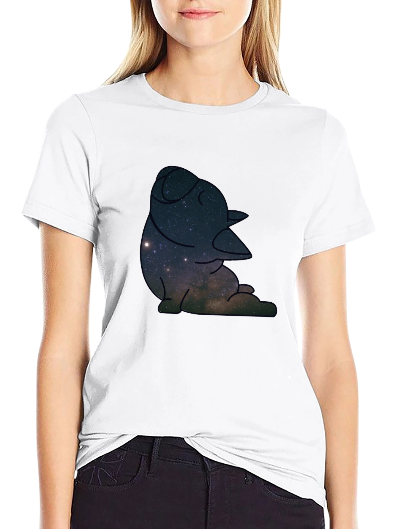 Cosmic Dog Graphic T-Shirt - Relaxed Fit