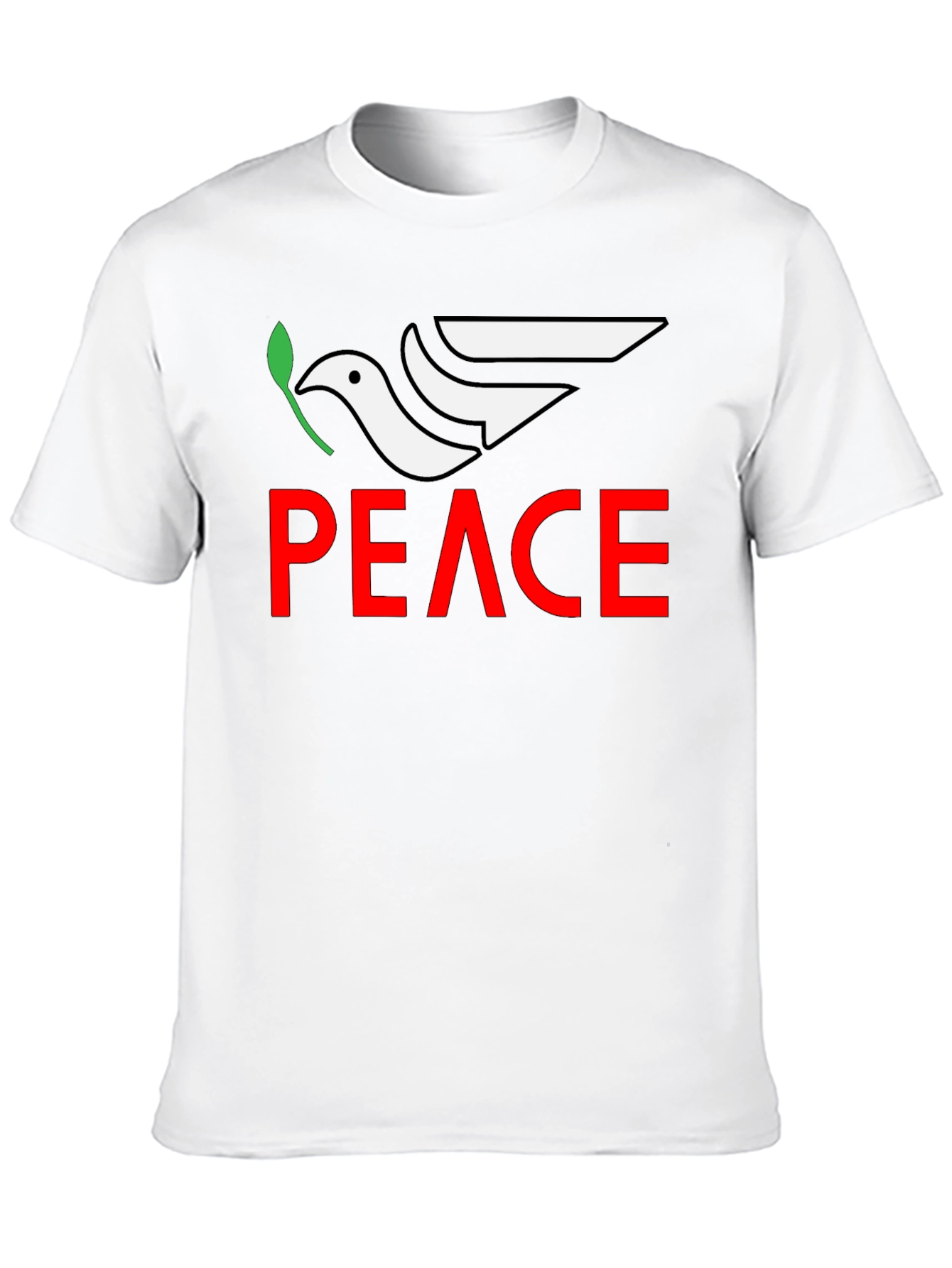 Peace Dove Graphic Tee - Black