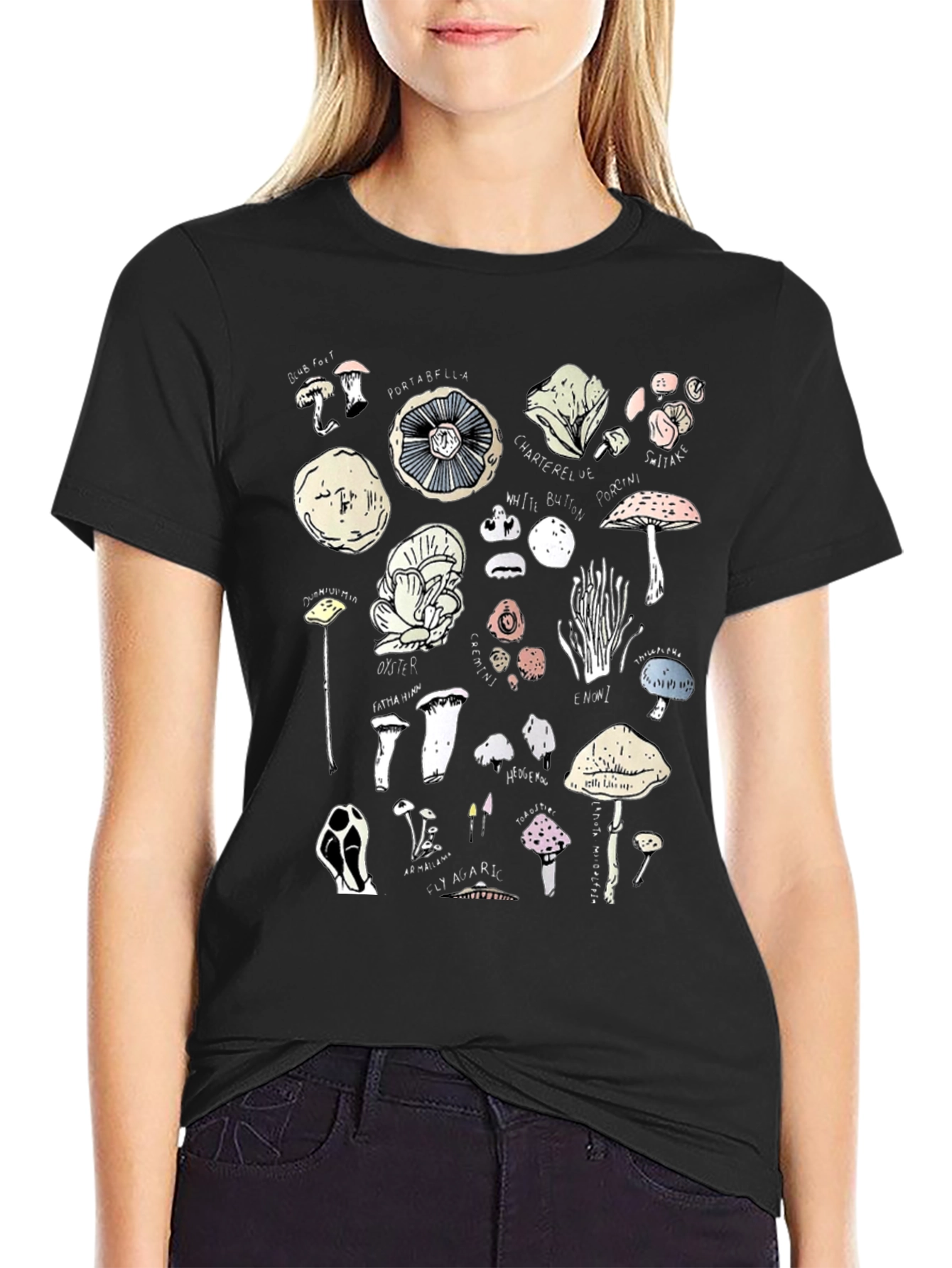 Mushroom Variety Graphic T-Shirt - Unisex