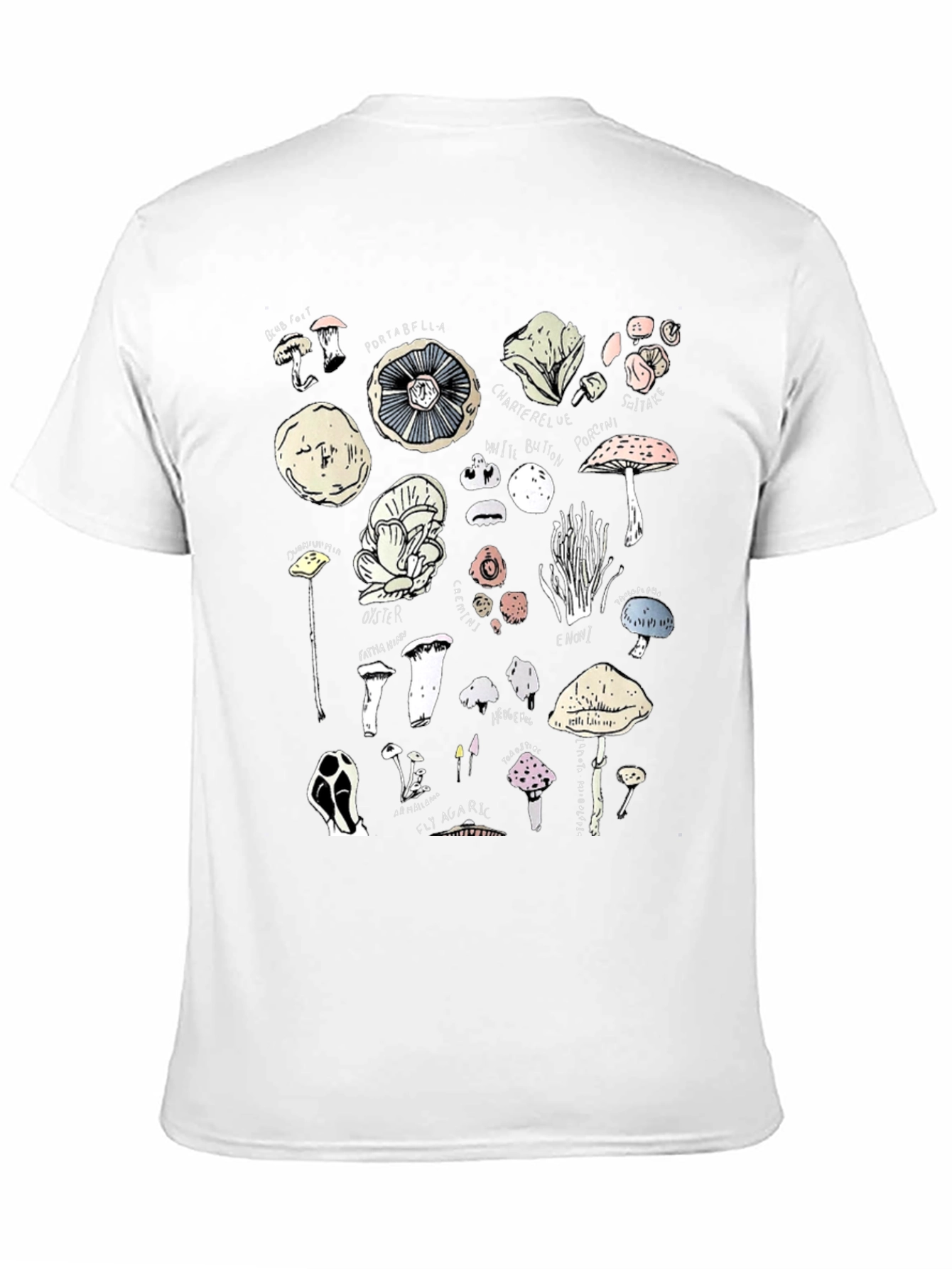 Mushroom Variety Graphic T-Shirt - Unisex