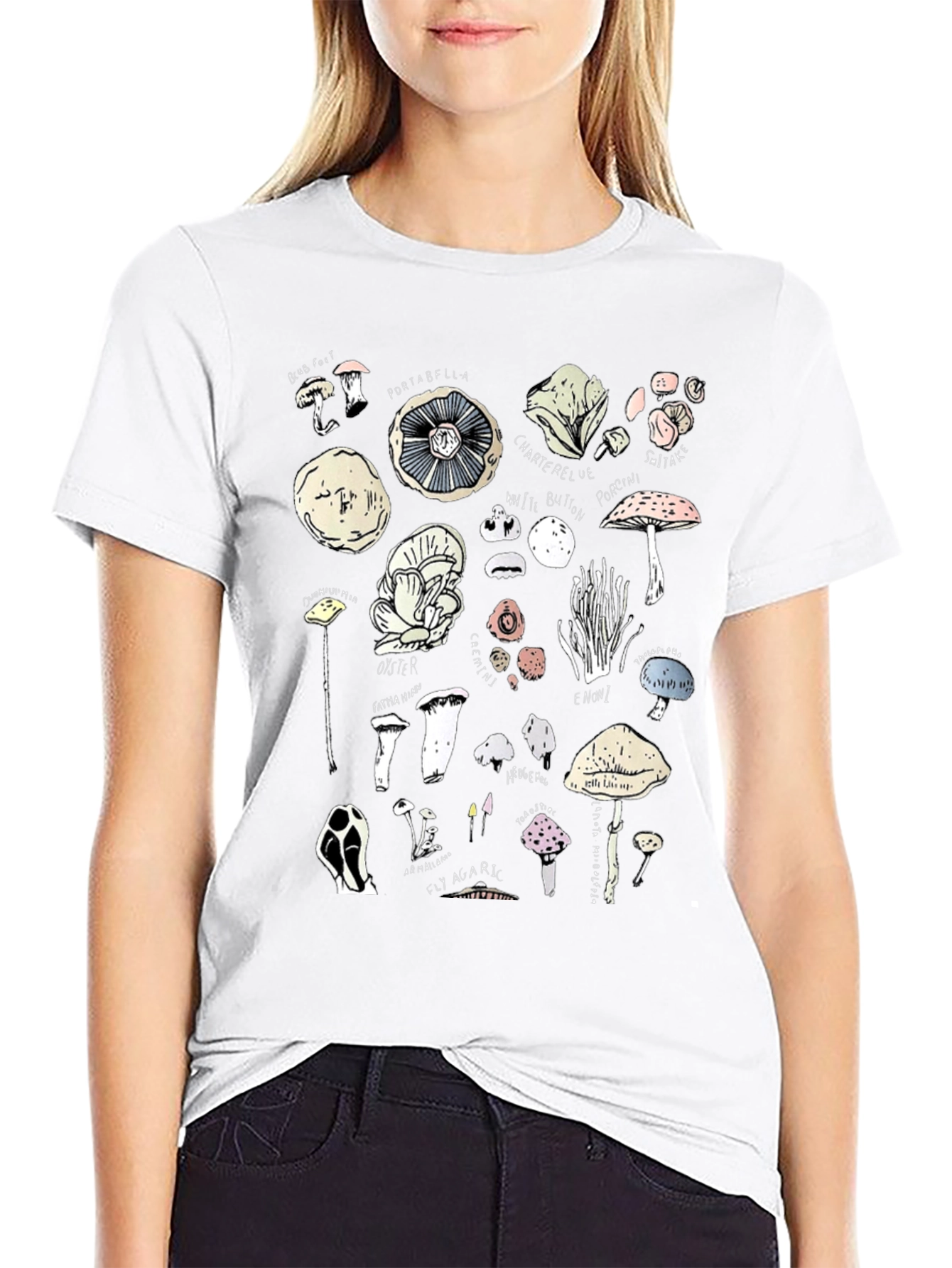 Mushroom Variety Graphic T-Shirt - Unisex