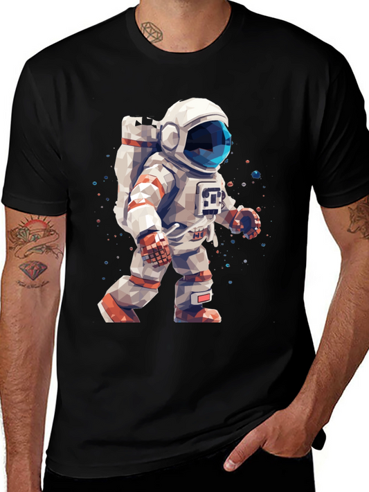 Astronaut Graphic Black T-Shirt