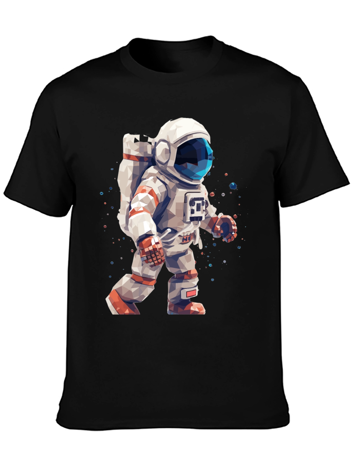 Astronaut Graphic Black T-Shirt