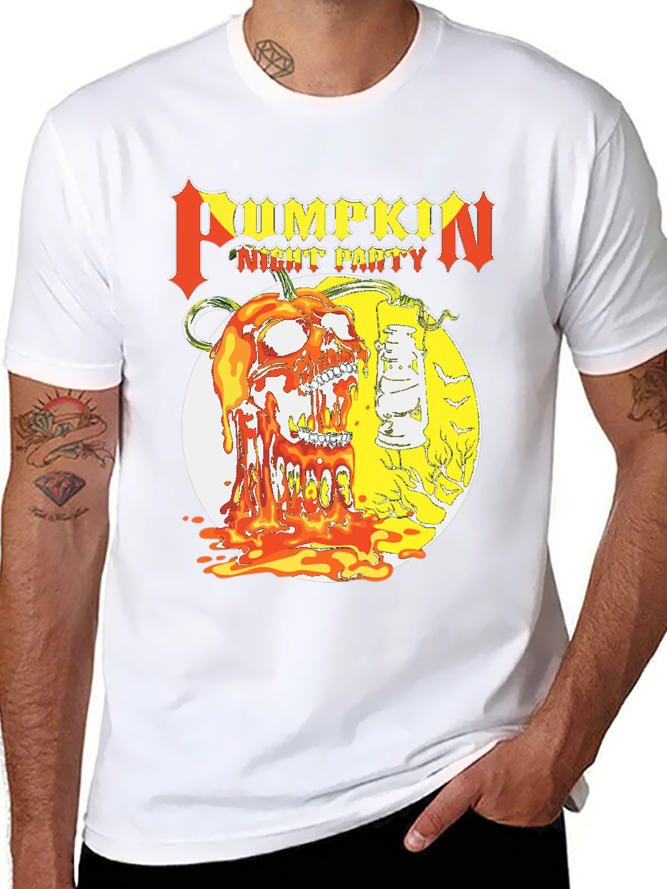 Pumpkin Night Party Graphic Tee