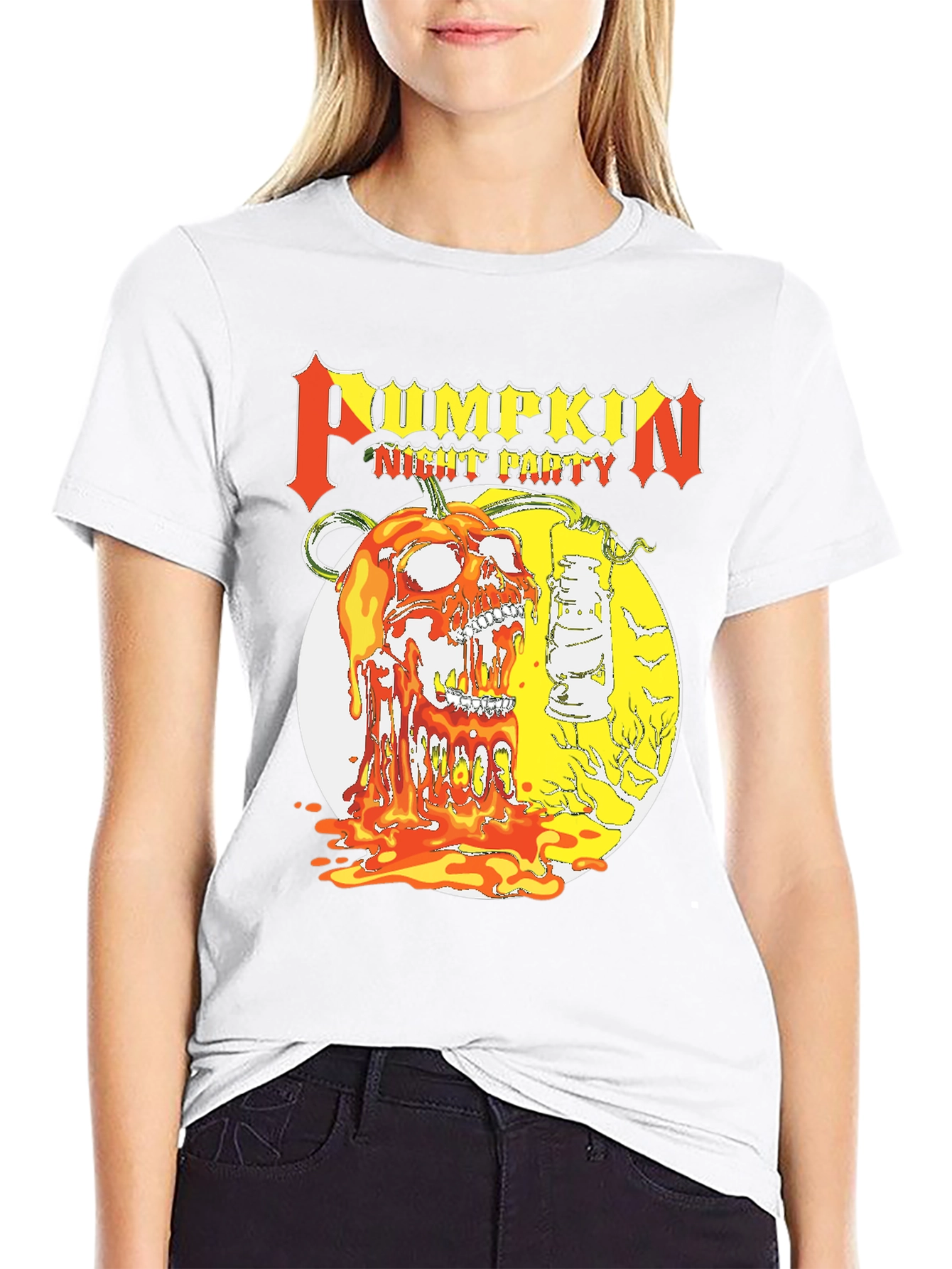 Pumpkin Night Party Graphic Tee