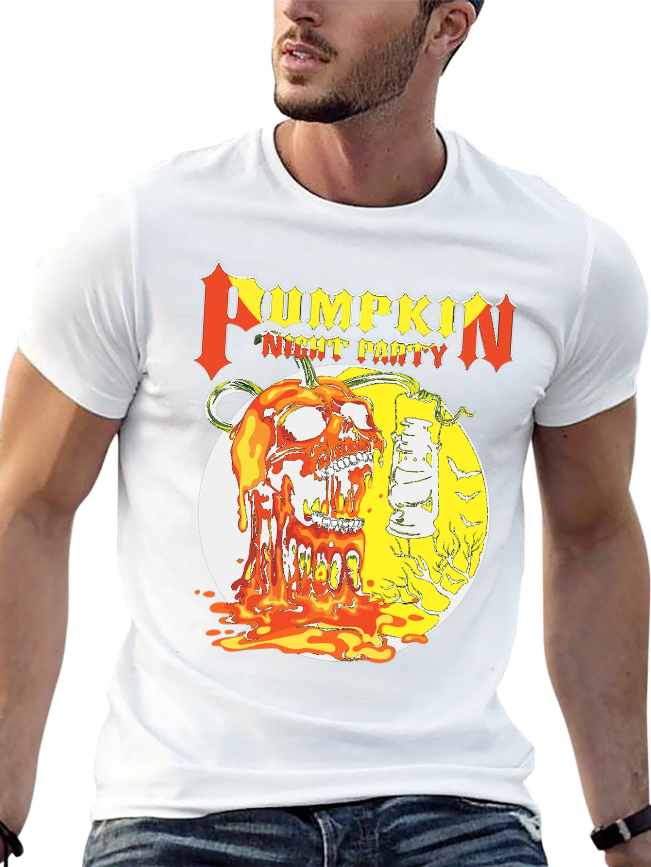 Pumpkin Night Party Graphic Tee