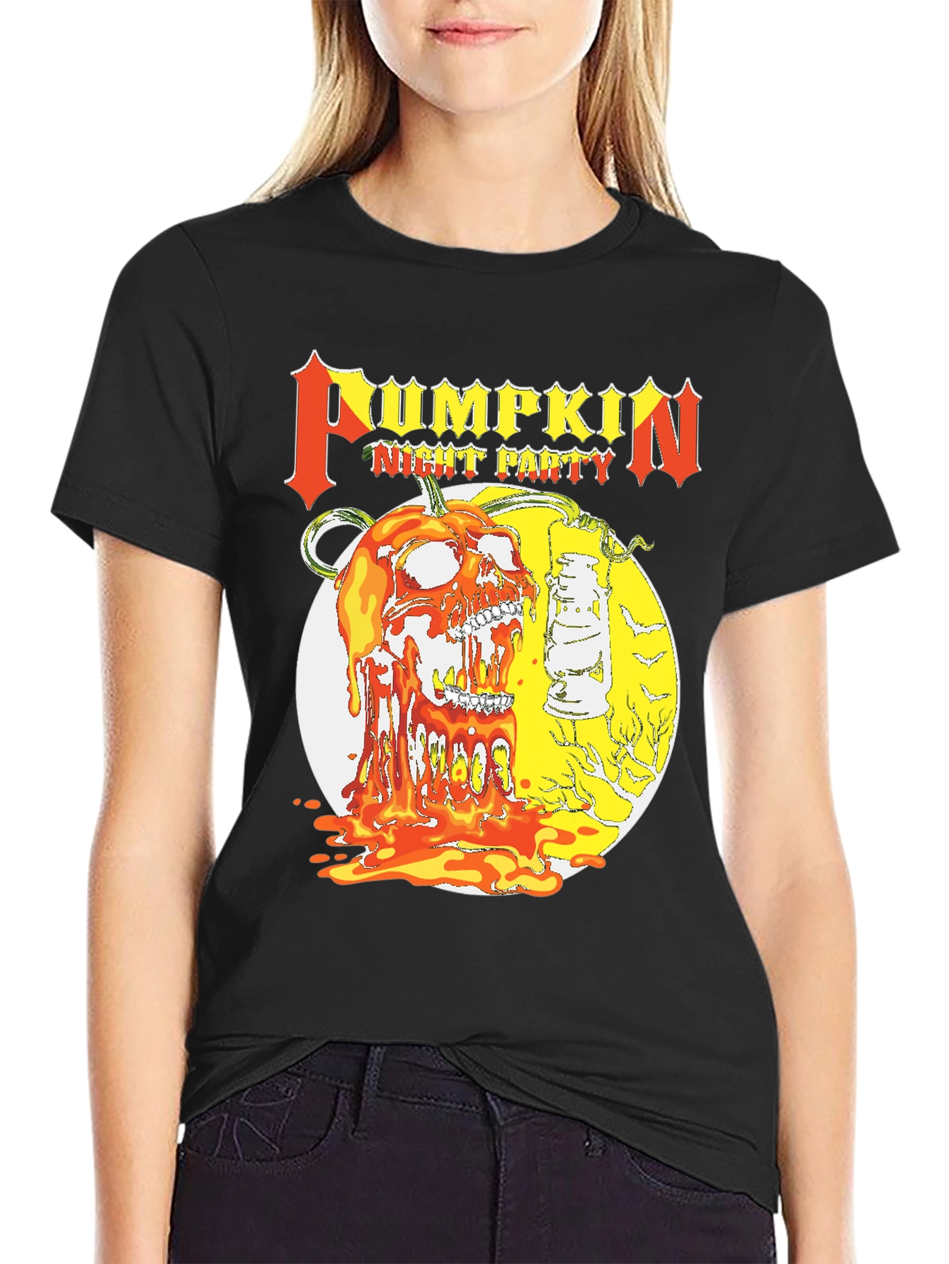 Pumpkin Night Party Graphic Tee