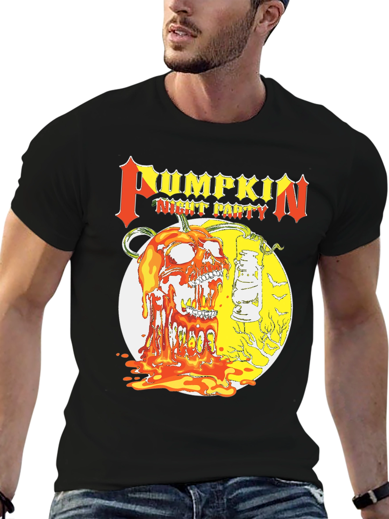 Pumpkin Night Party Graphic Tee