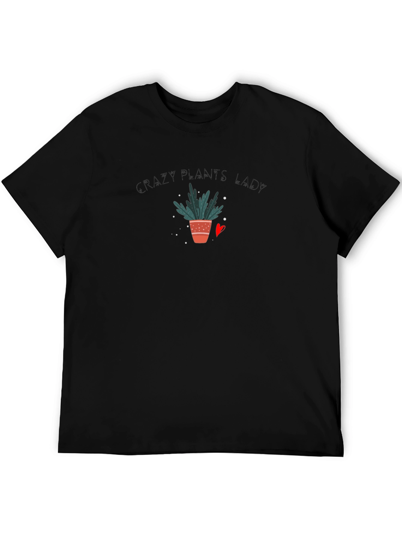 Crazy Plants Lady Graphic Tee - Houseplant Lover Shirt