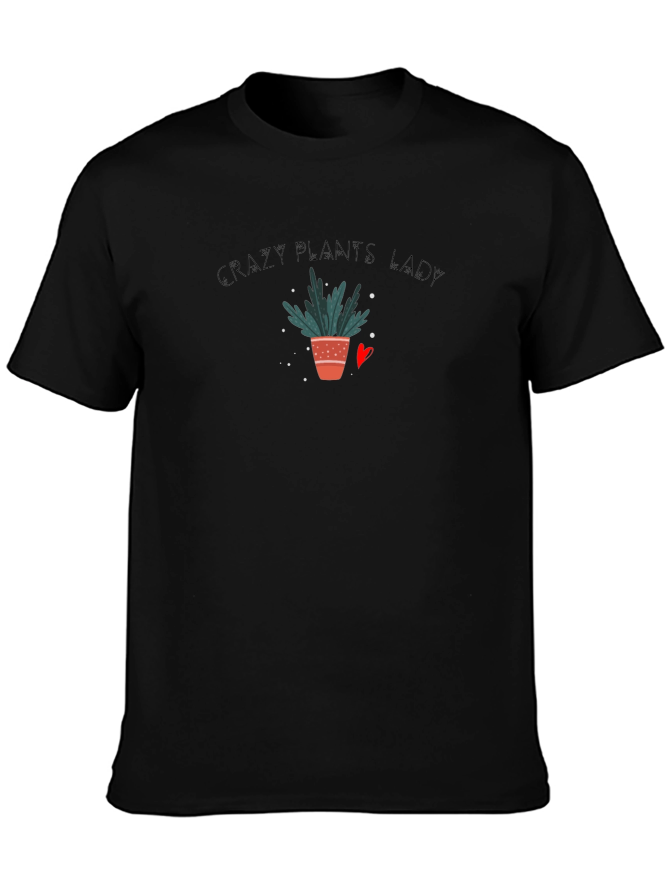 Crazy Plants Lady Graphic Tee - Houseplant Lover Shirt