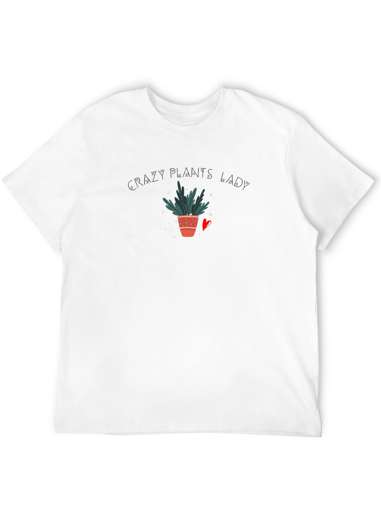 Crazy Plants Lady Graphic Tee - Houseplant Lover Shirt