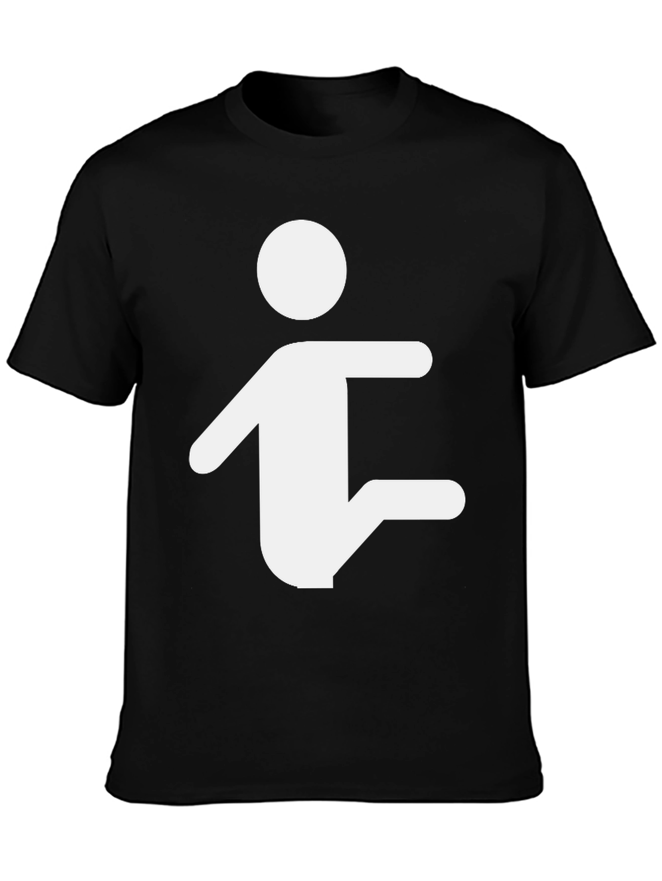 Stick Figure Yoga Pose Graphic T-Shirt