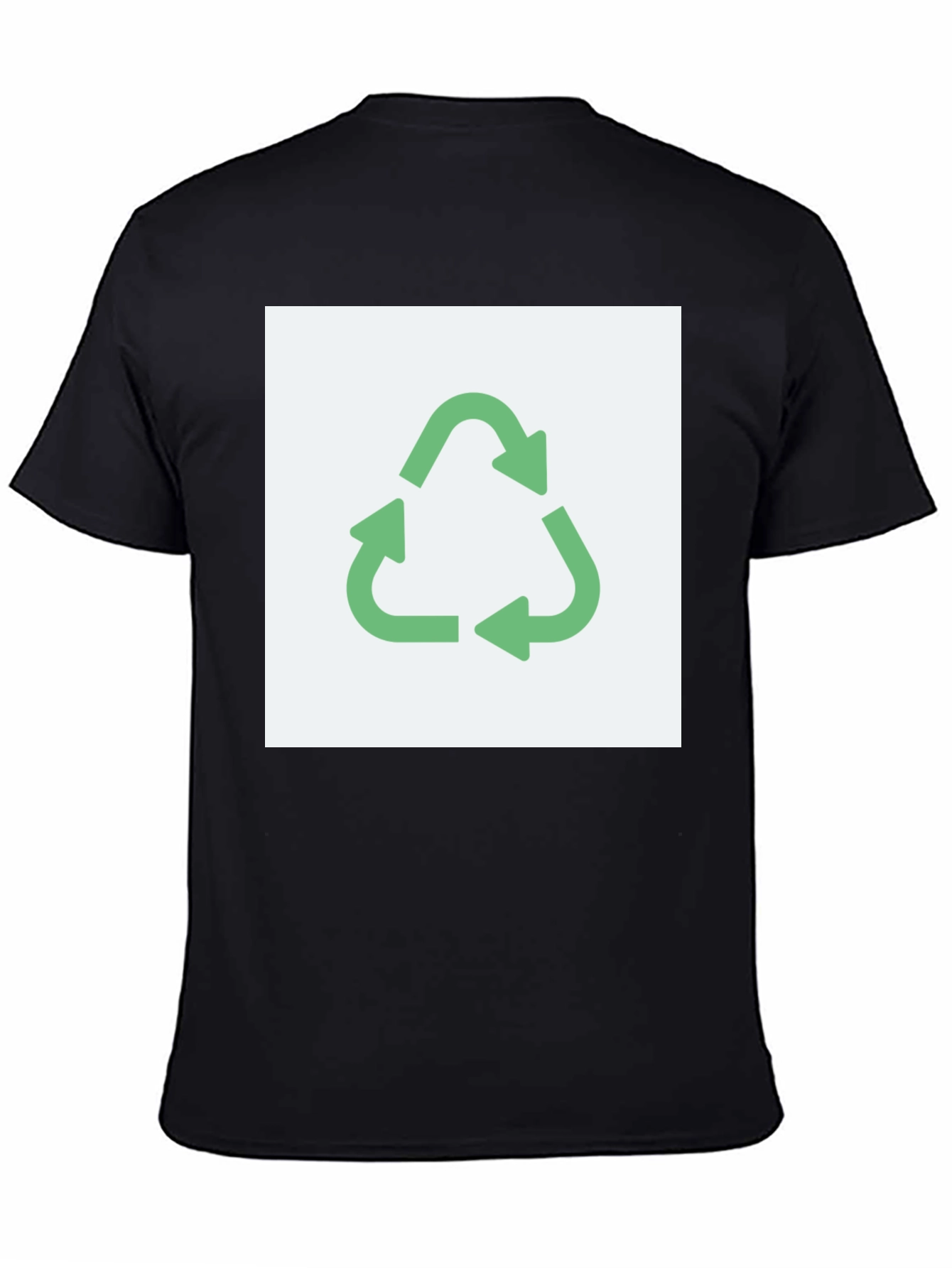 Eco-Friendly Recycle Symbol Graphic T-Shirt