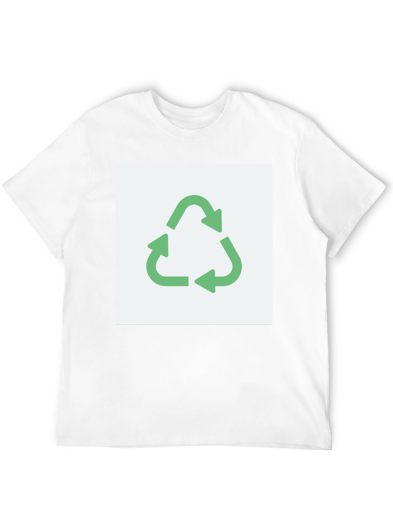 Eco-Friendly Recycle Symbol Graphic T-Shirt