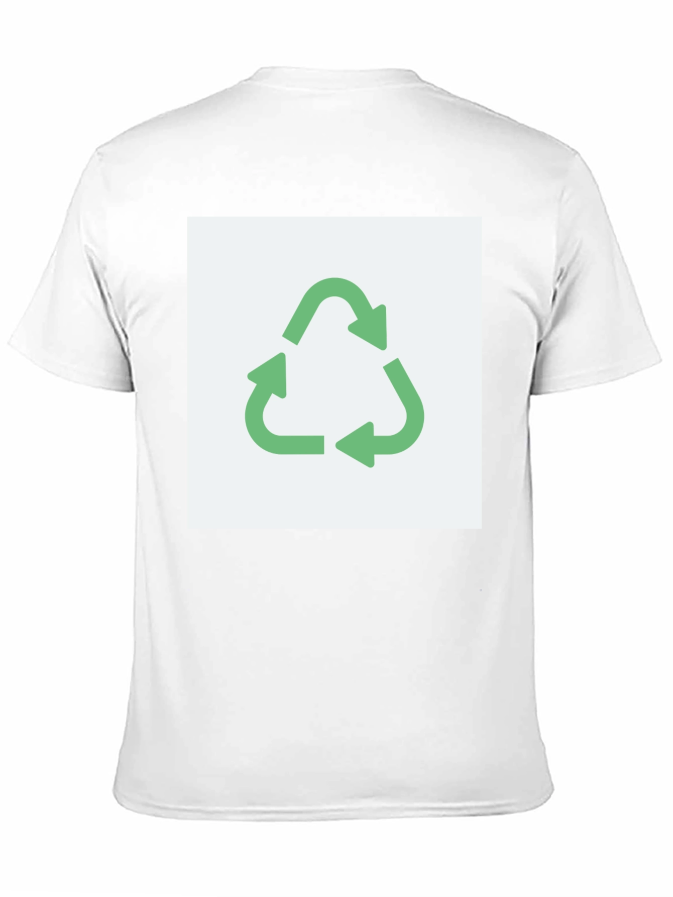 Eco-Friendly Recycle Symbol Graphic T-Shirt