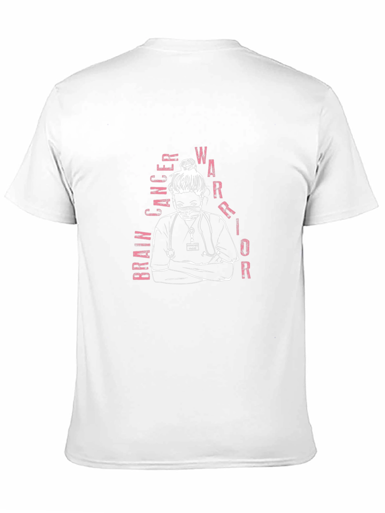 Brain Cancer Warrior Nurse T-Shirt