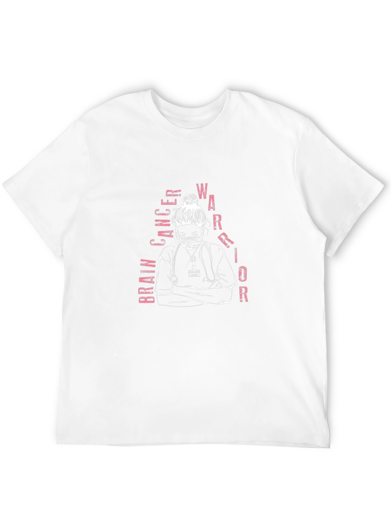 Brain Cancer Warrior Nurse T-Shirt