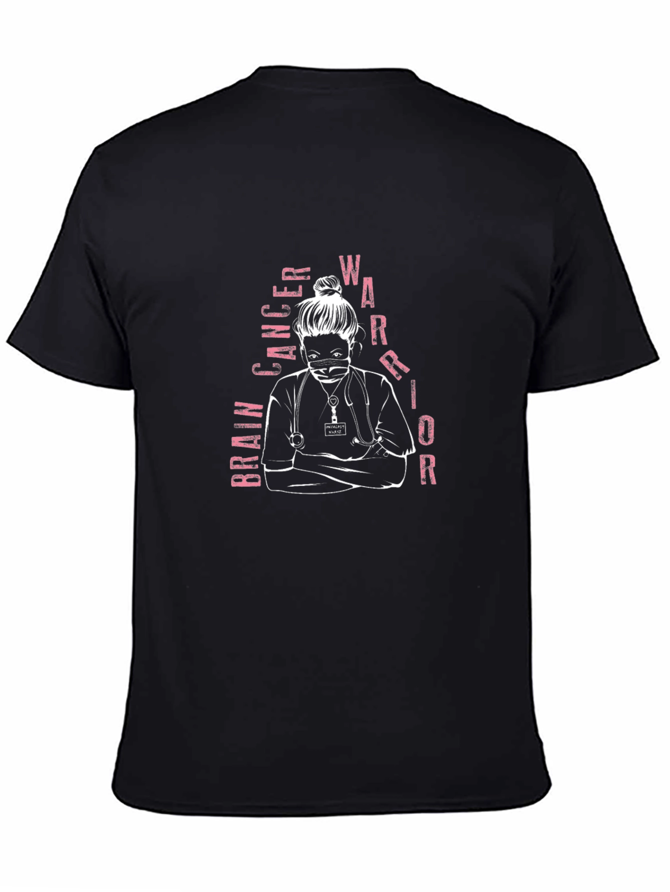Brain Cancer Warrior Nurse T-Shirt