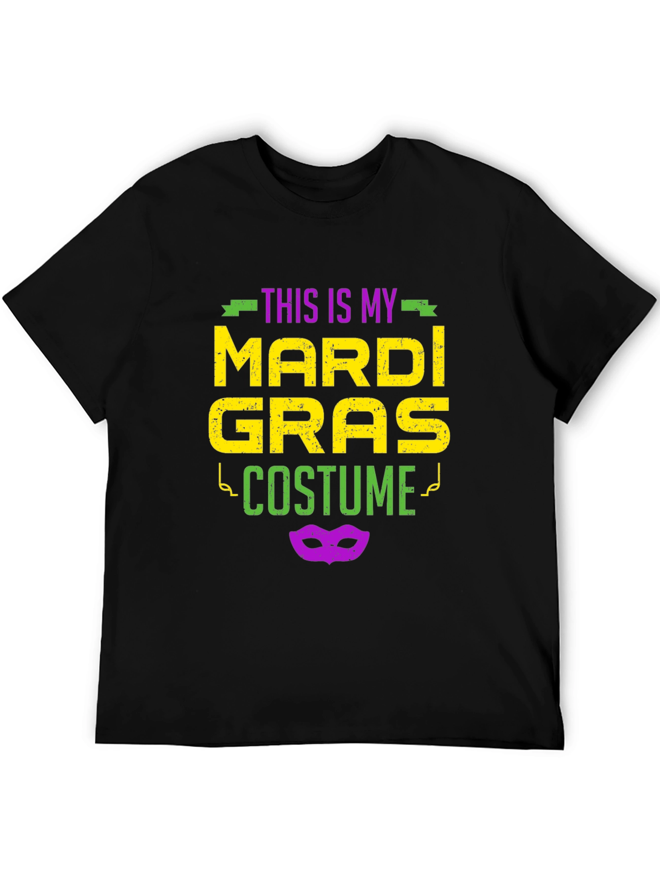 Mardi Gras Costume Graphic T-Shirt