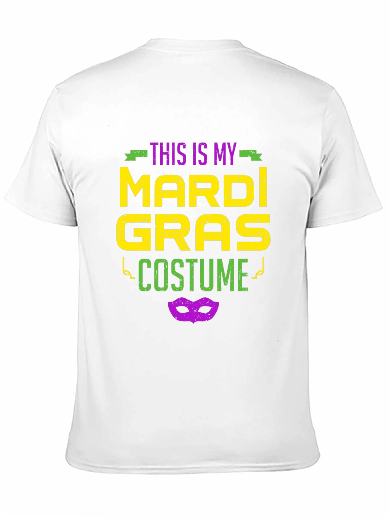 Mardi Gras Costume Graphic T-Shirt