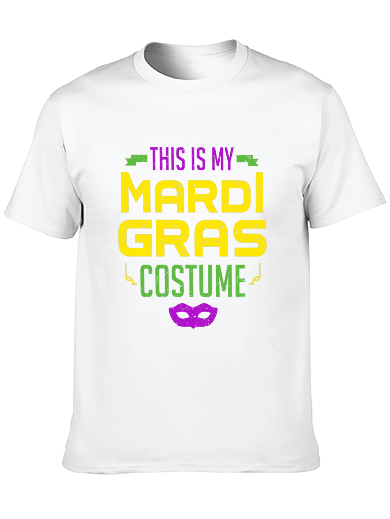 Mardi Gras Costume Graphic T-Shirt