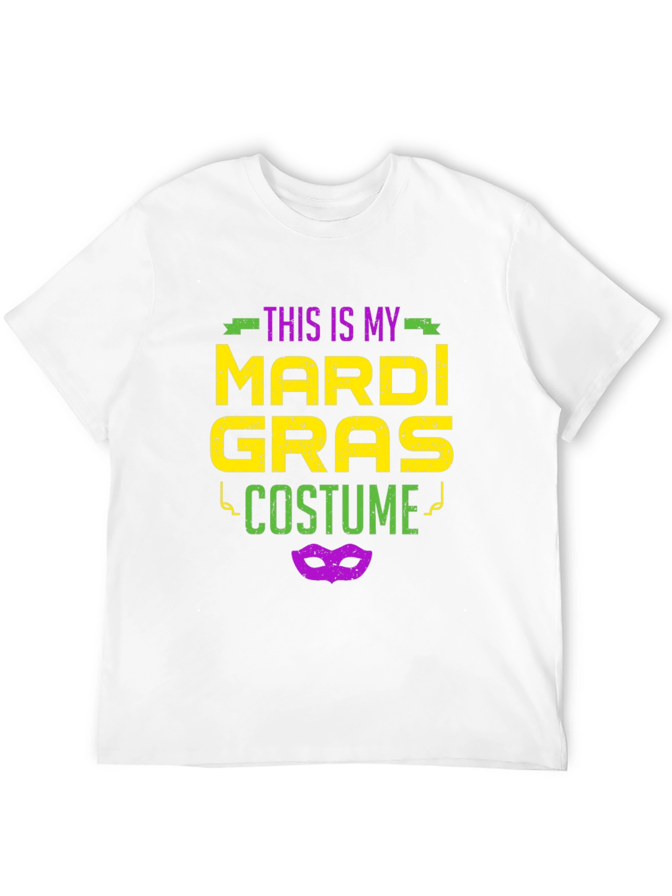 Mardi Gras Costume Graphic T-Shirt