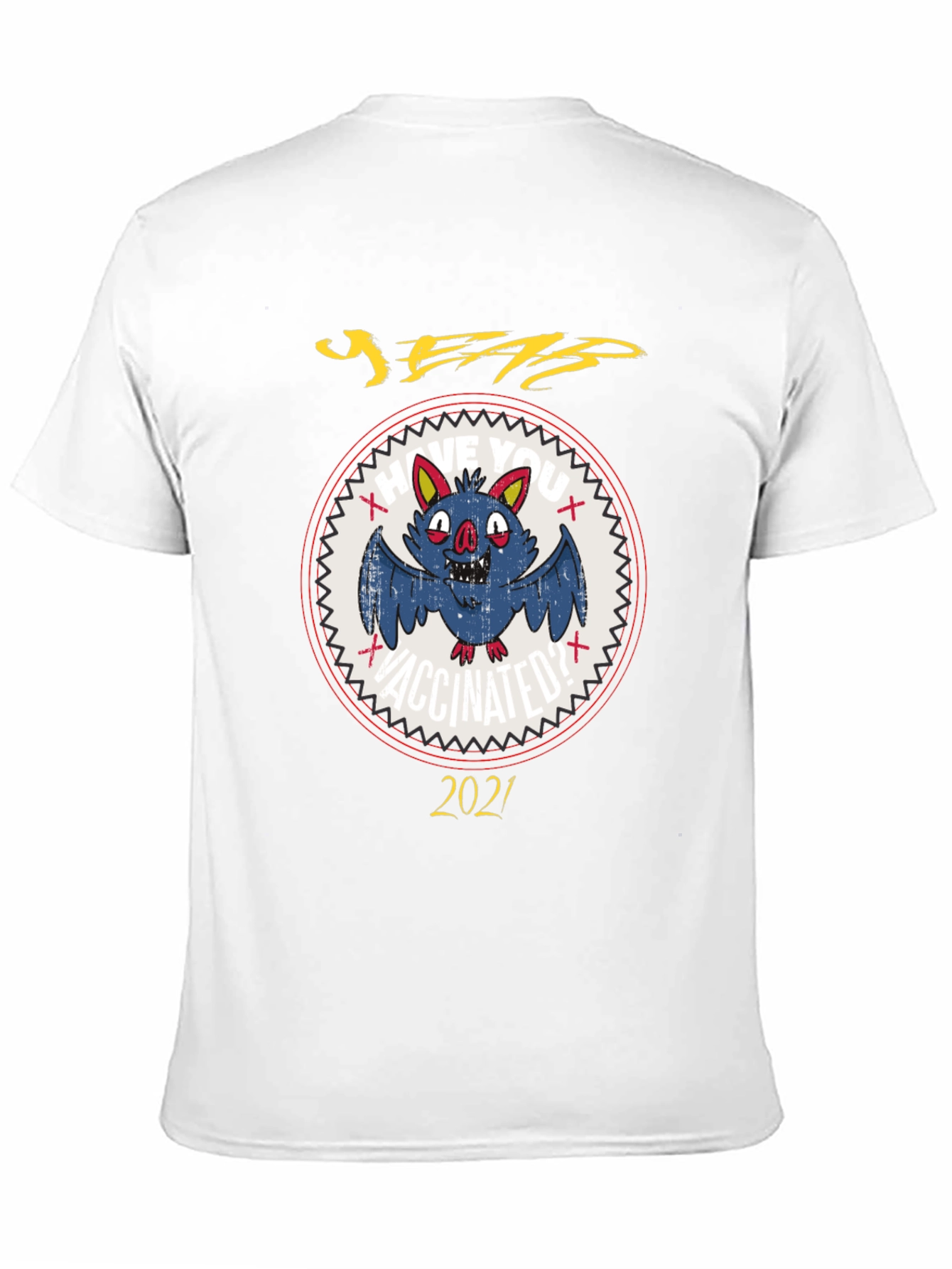 Vaccinated Bat 2021 Graphic Tee
