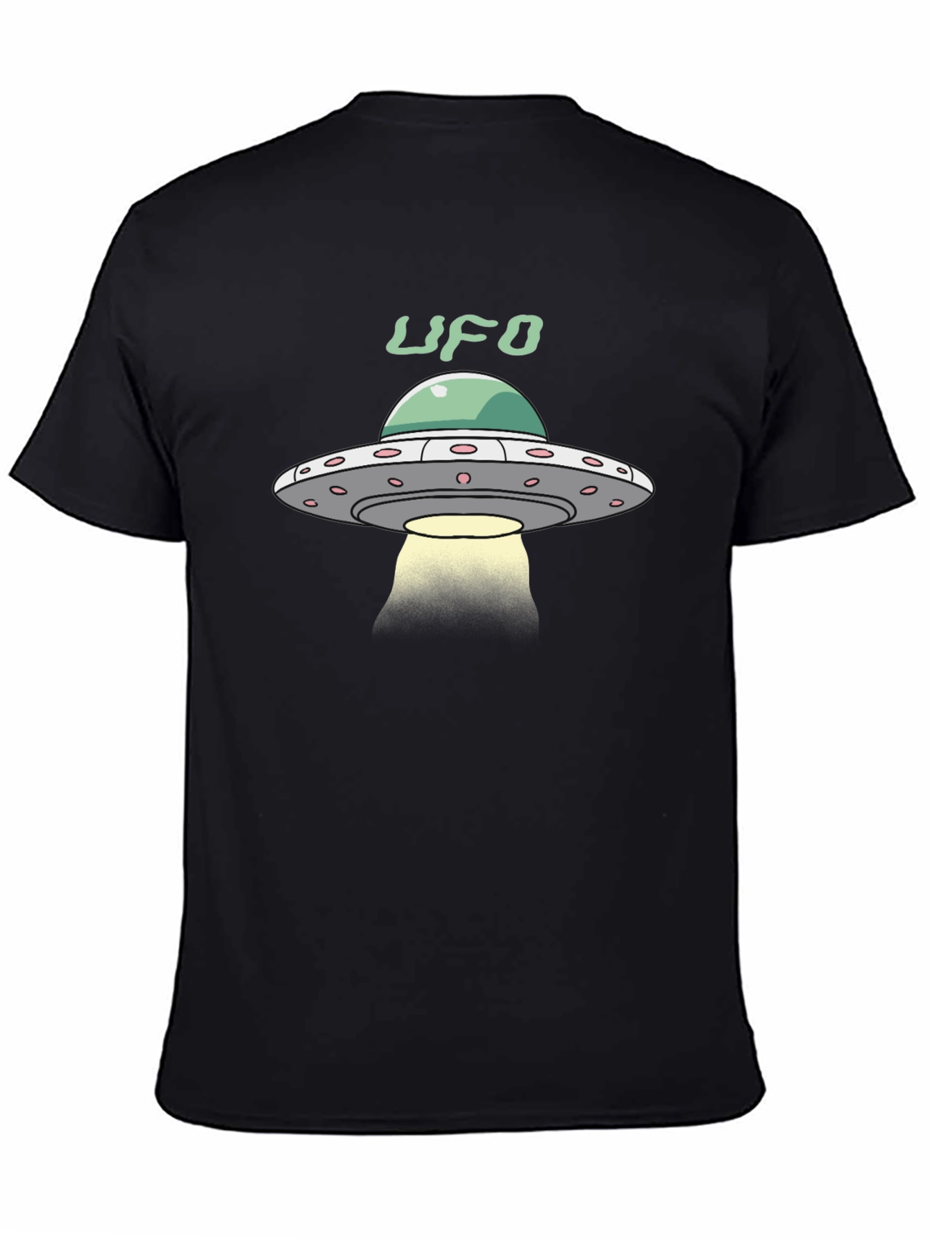 UFO Graphic Black T-Shirt