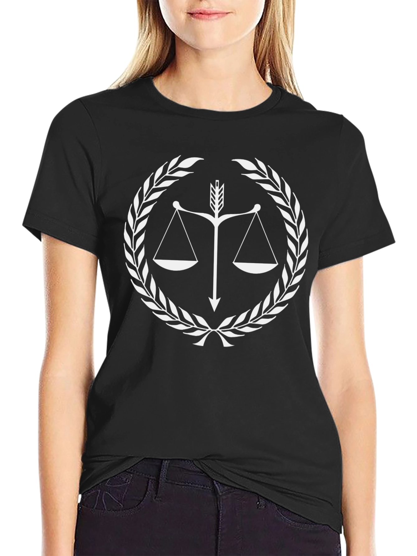 Scales of Justice T-Shirt - Law Symbol Tee
