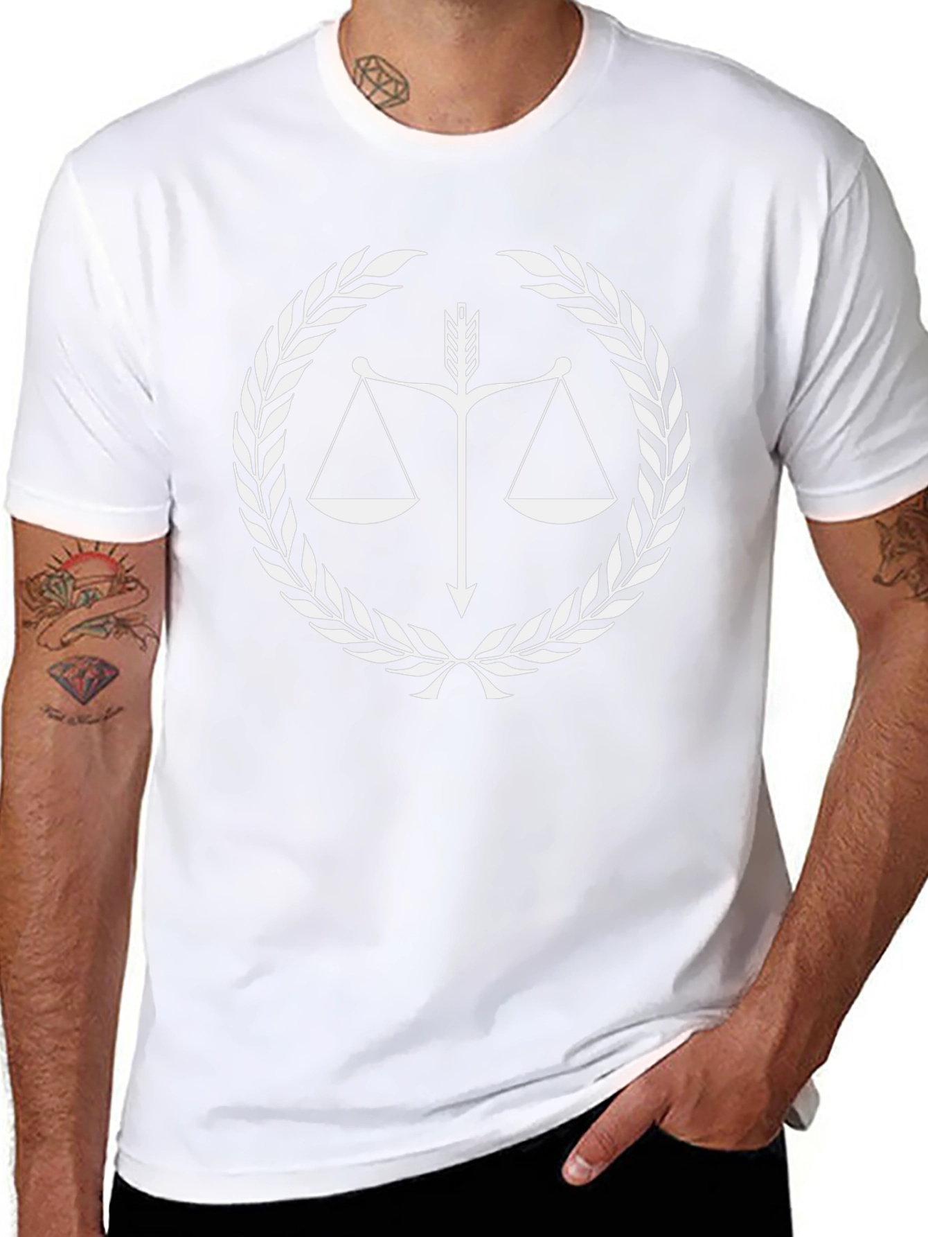 Scales of Justice T-Shirt - Law Symbol Tee