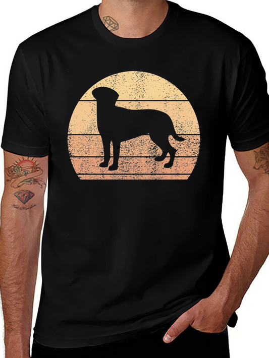 Vintage Dog Silhouette T-Shirt