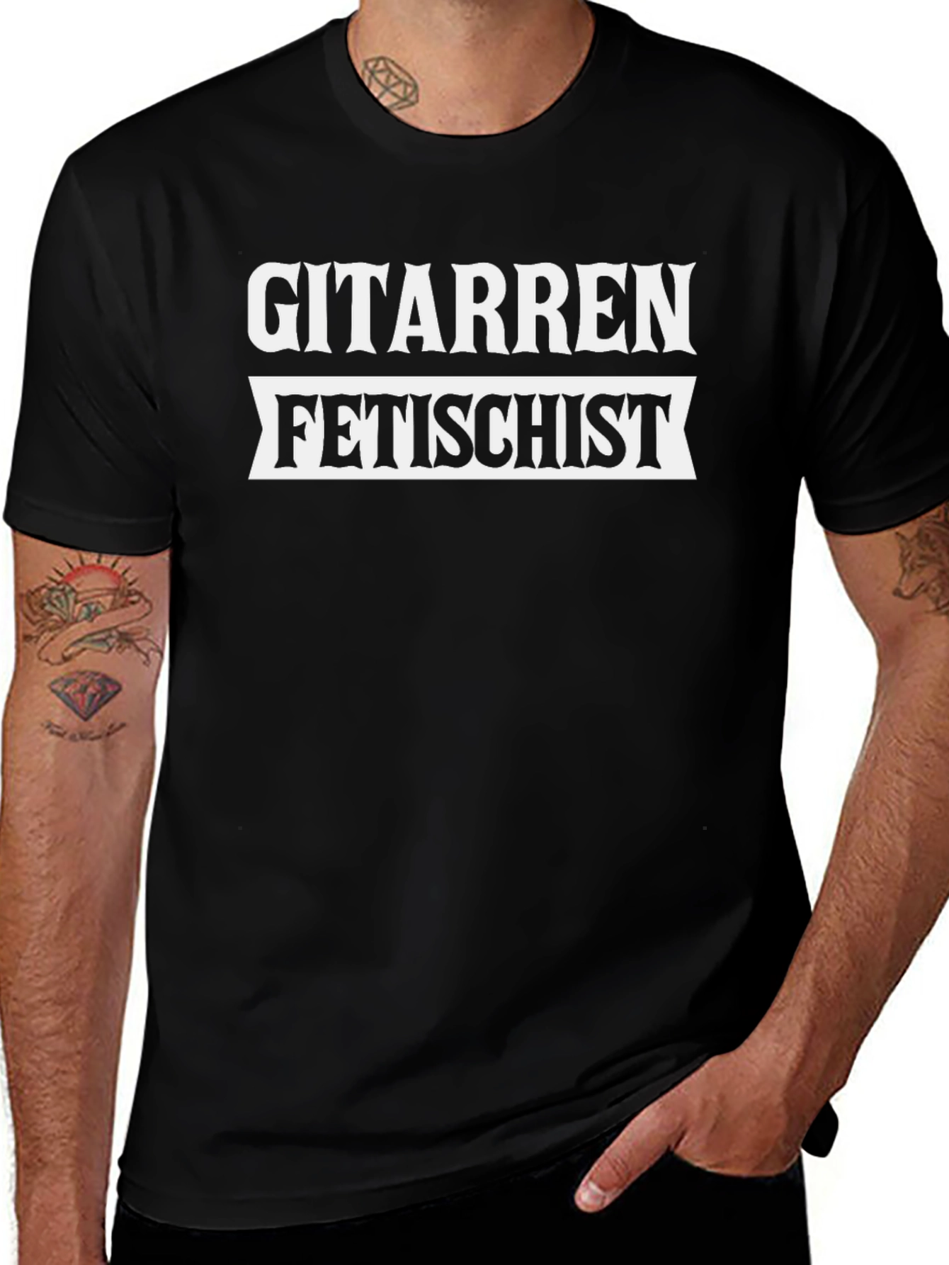 Gitarren Fetischist Novelty Graphic Tee