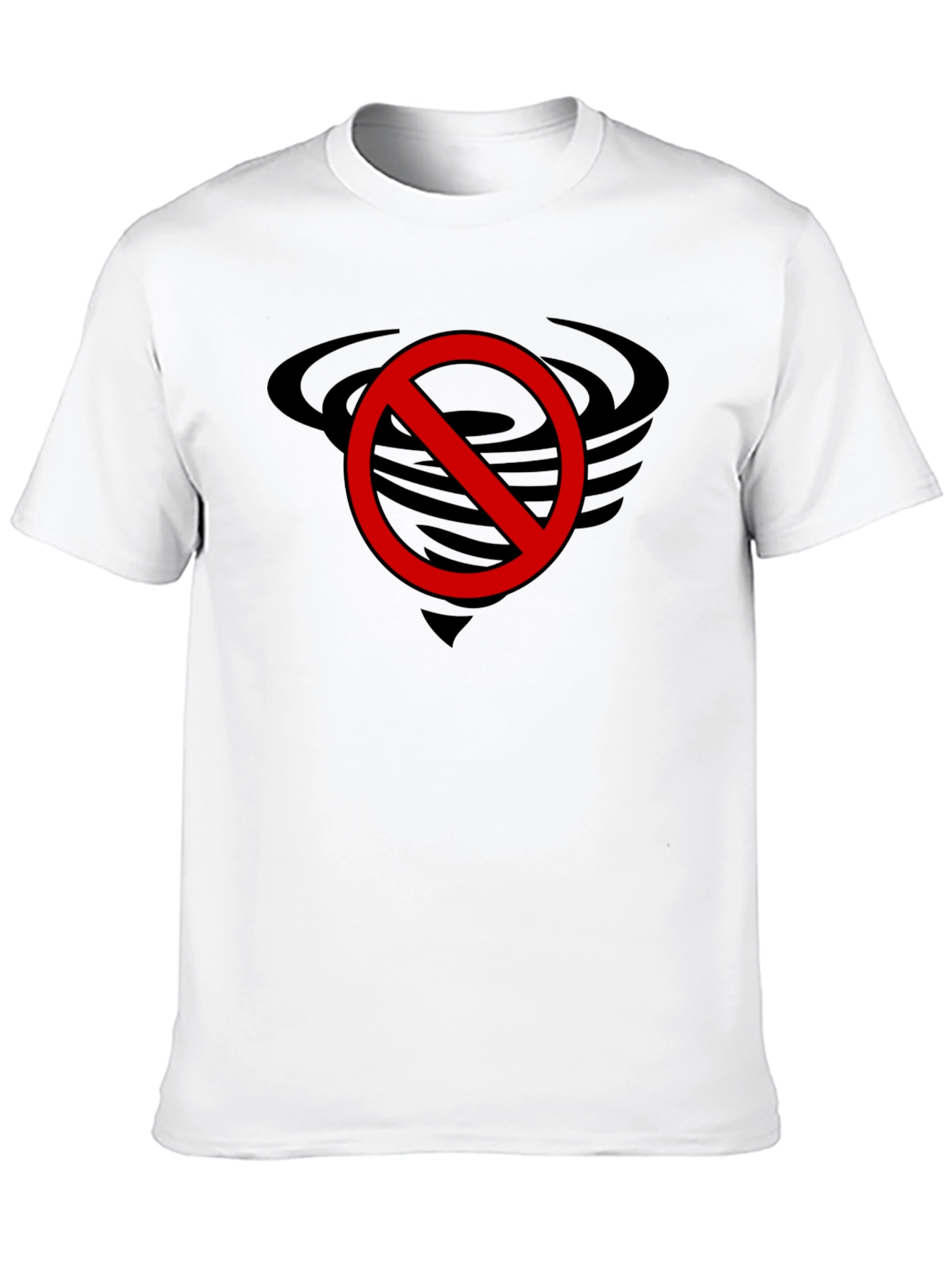 No Tornado Black Graphic Tee