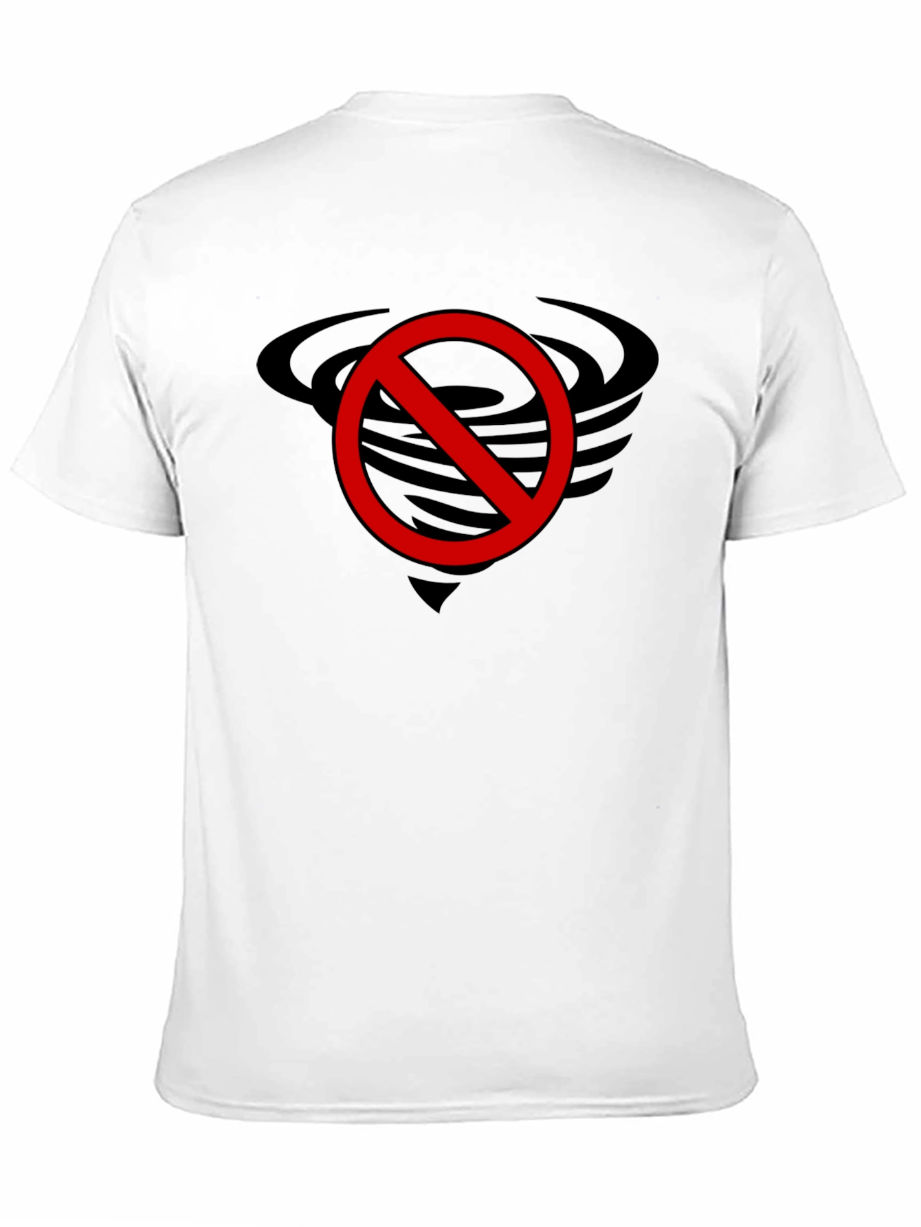 No Tornado Black Graphic Tee