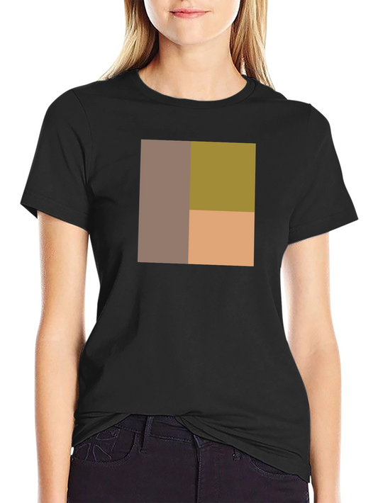 Modern Color Block Tee - Stylish & Unique