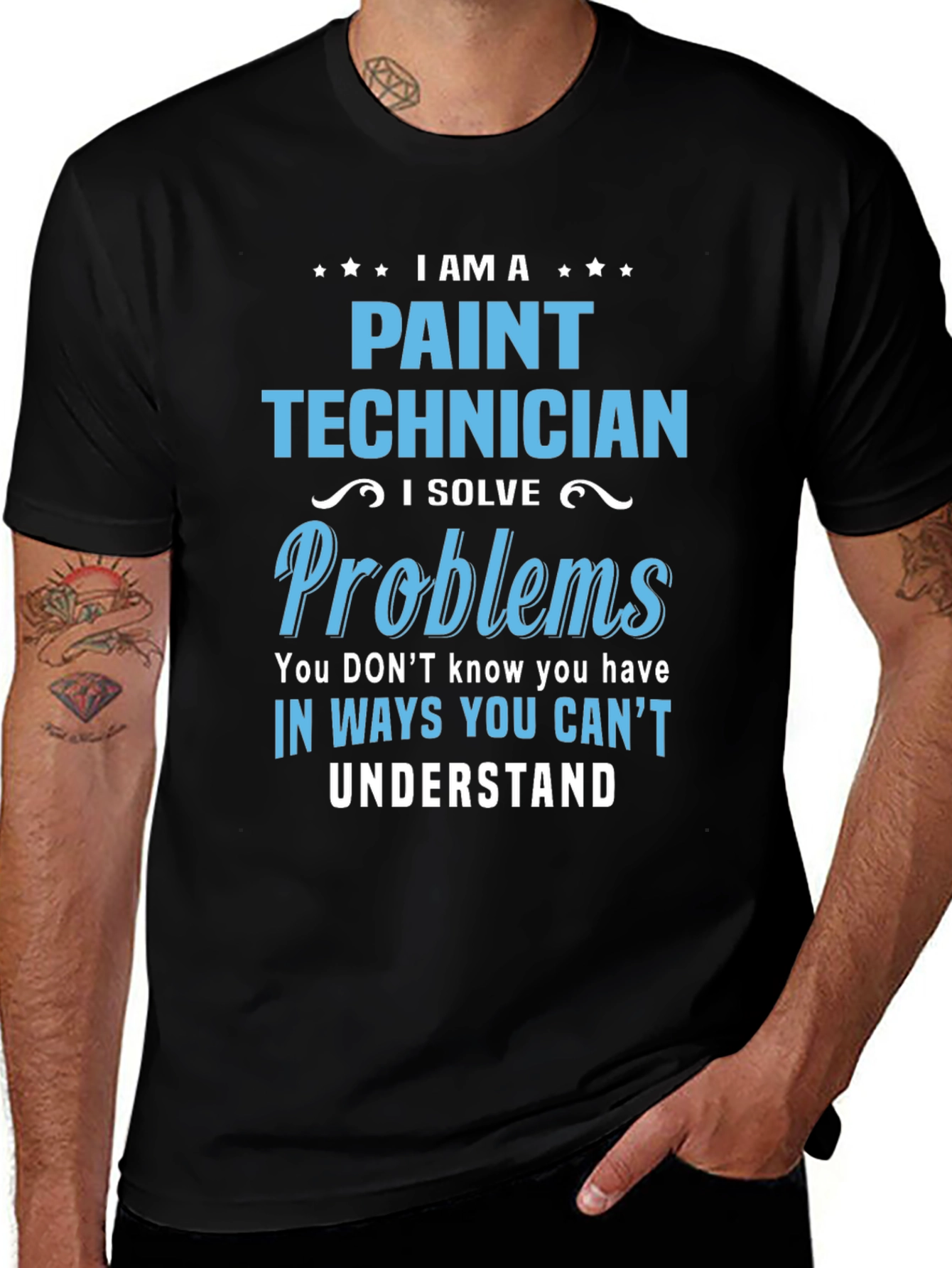 Paint Technician T-Shirt - I Solve Problems