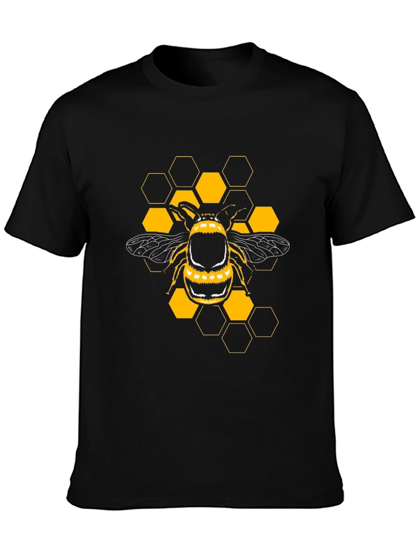 Bee Graphic Black T-Shirt