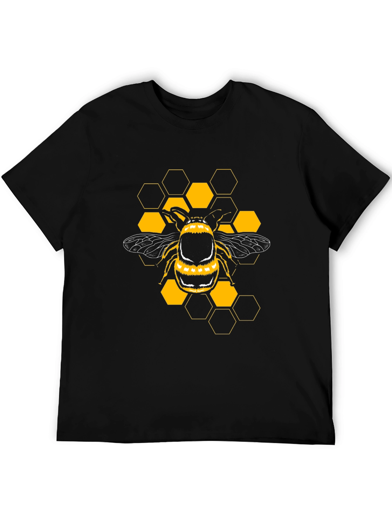 Bee Graphic Black T-Shirt