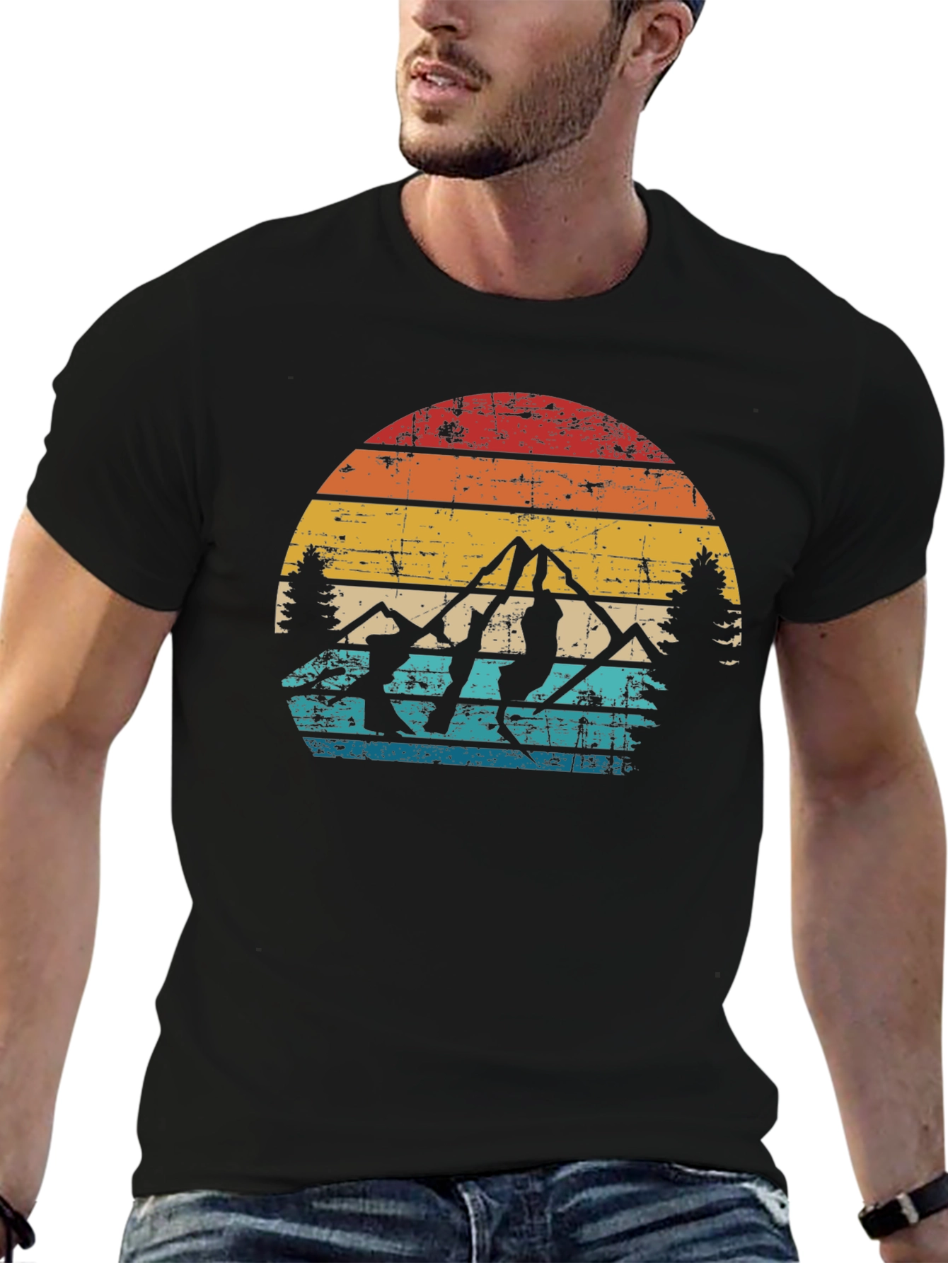 Retro Mountain Climber T-Shirt