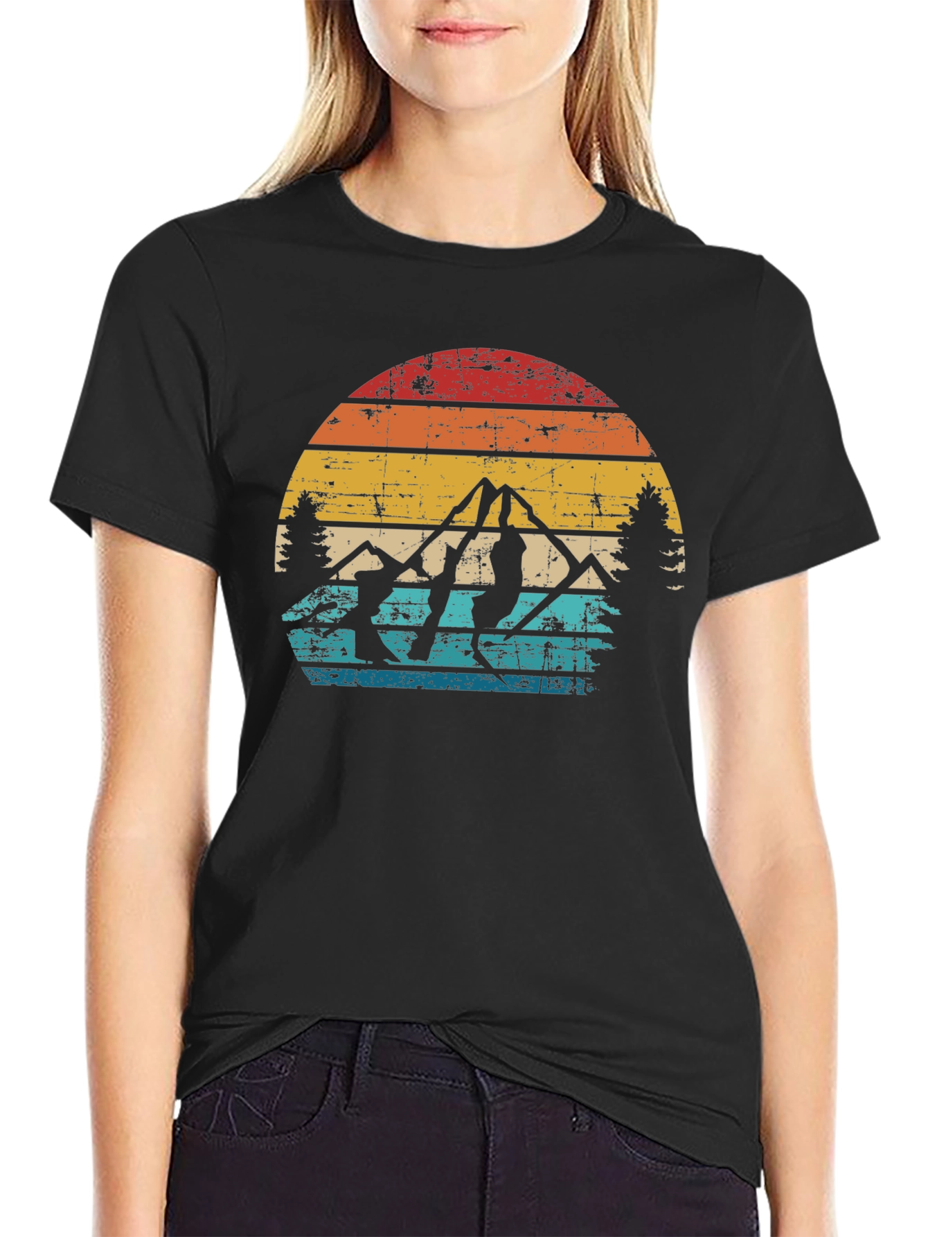 Retro Mountain Climber T-Shirt
