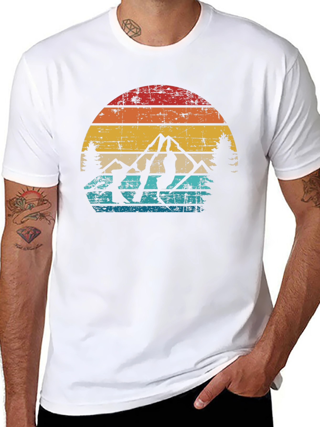 Retro Mountain Climber T-Shirt