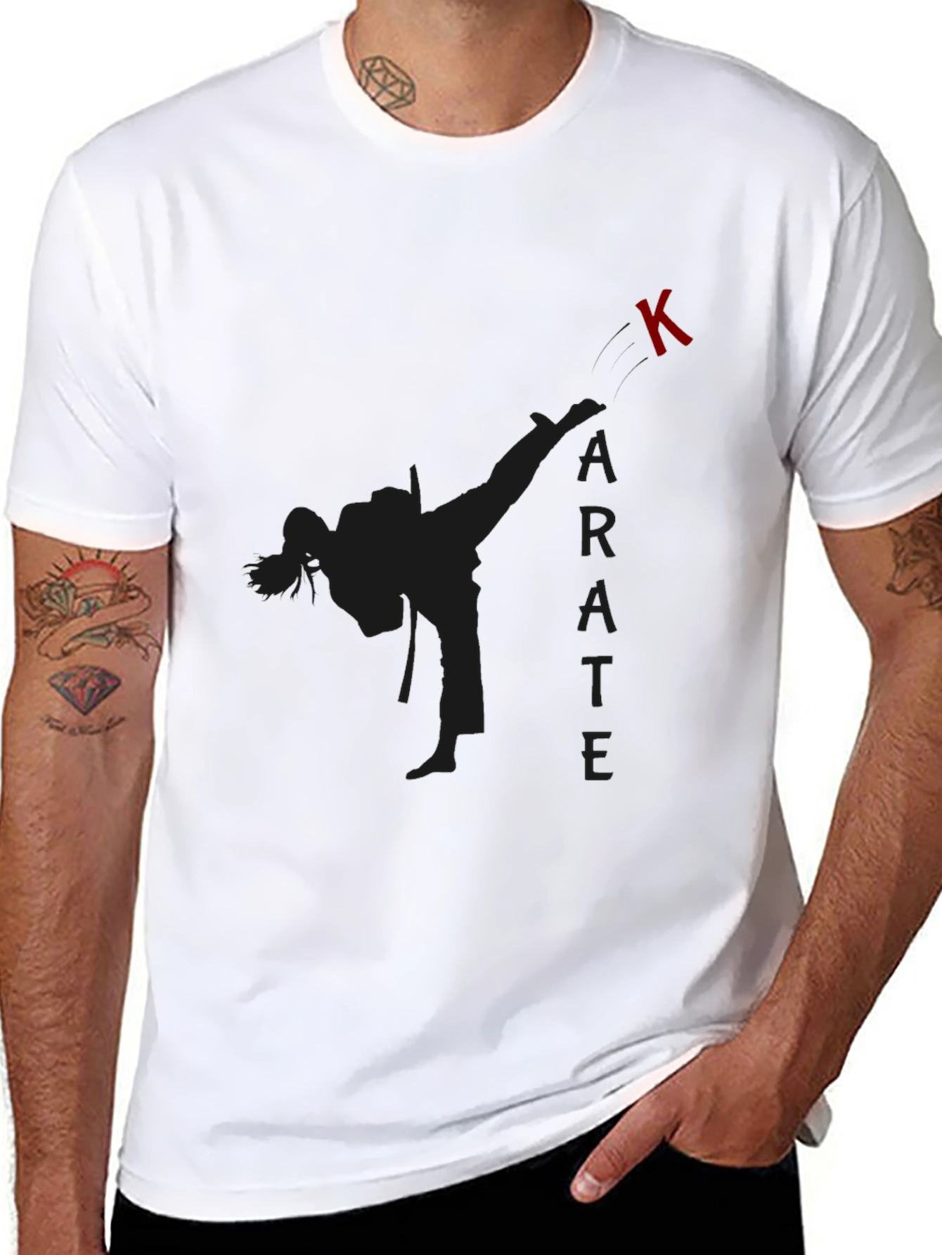 Karate Graphic Tee - Martial Arts Design