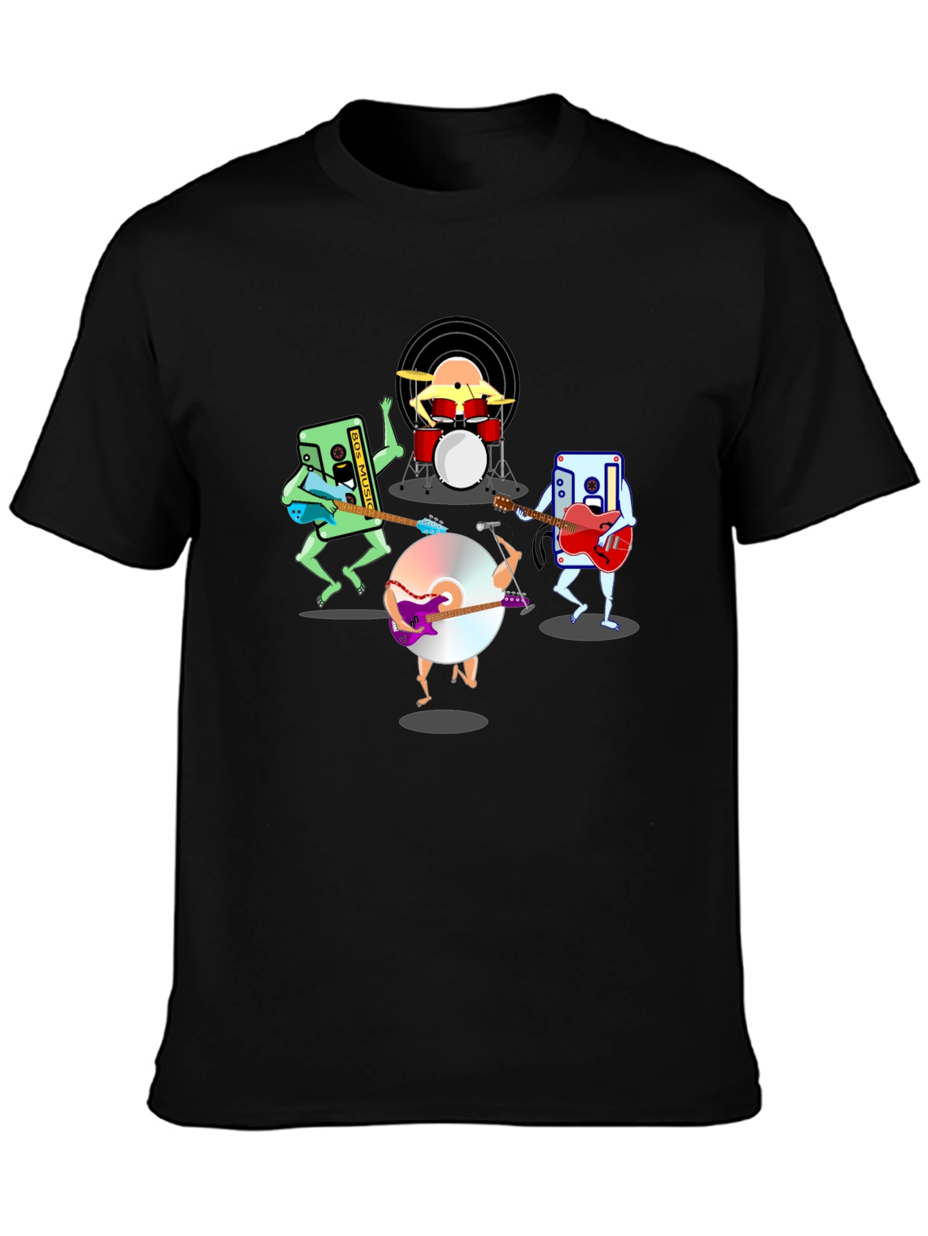 Retro Music Band Graphic T-Shirt