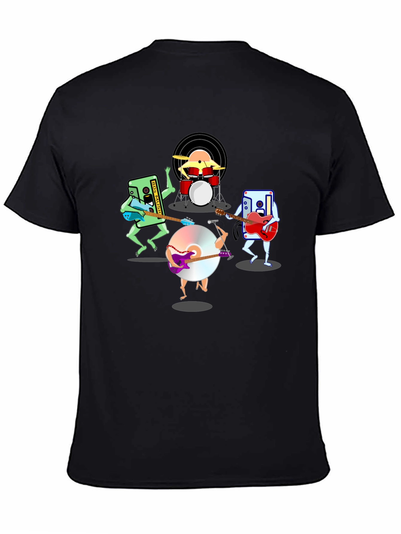Retro Music Band Graphic T-Shirt